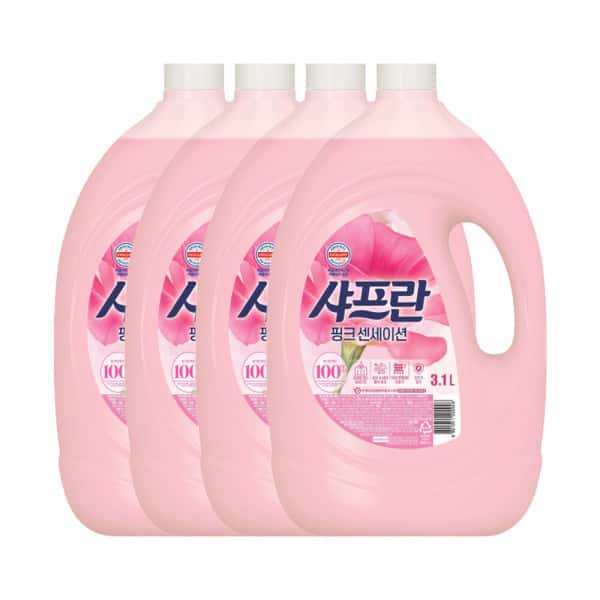 상품 01. 샤프란 핑크 3.1L 용기 4개