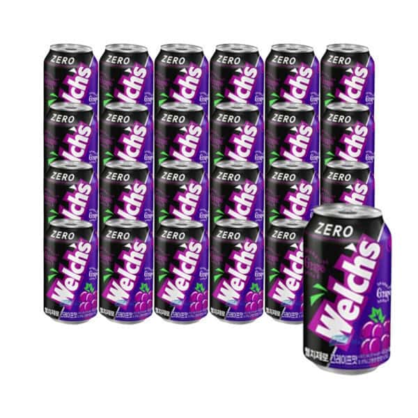 웰치스 제로 포도 355ml 24캔