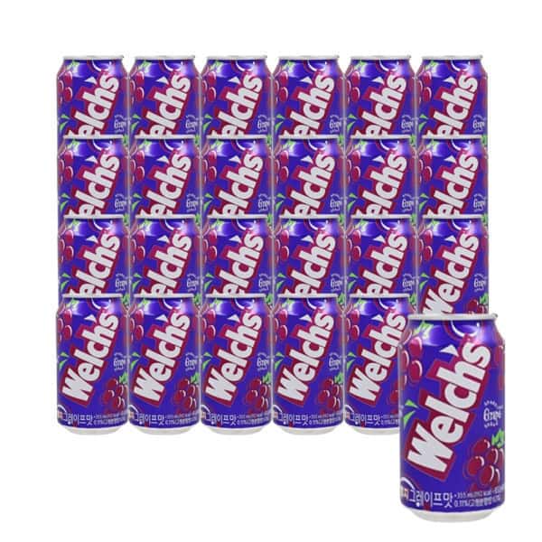 웰치스 소다 포도 355ml 24캔