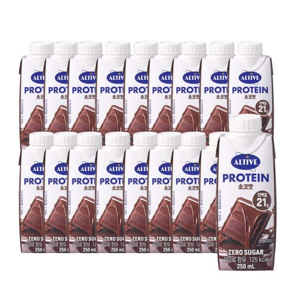 얼티브 비건프로틴 초코 250ml x18입(1박스)