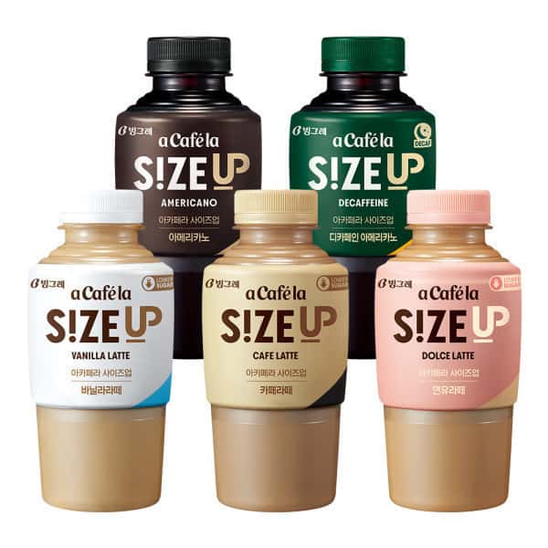 상품 01. 빙그레 아카페라 사이즈업 바닐라라떼 등 350ml X 20펫 5종 선택