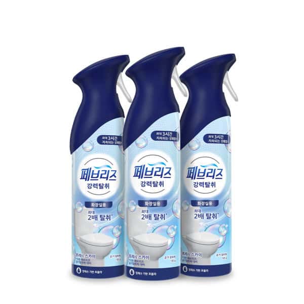 상품 01. 페브리즈 화장실용 에어 강력탈취 프레시 스카이 본품/165g 3개