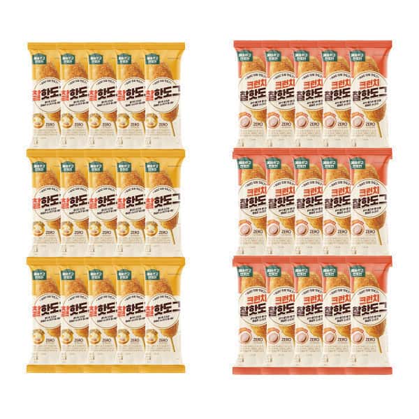 올반 핫도그 찰핫도그15봉+크런치핫도그15봉