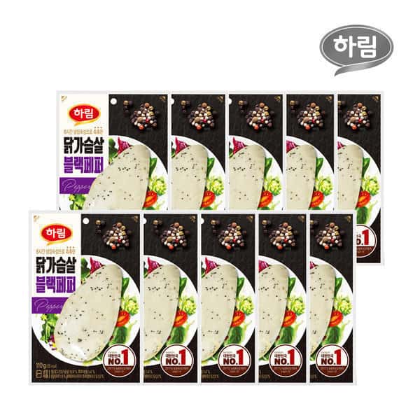 상품 01. 하림 닭가슴살 블랙페퍼 100g 10봉