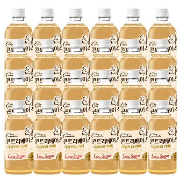 상품 01. 칸타타 콘트라베이스 콜드브루 저칼로리 라떼 500ml 24pet 콜드브루 커피/ 블랙커피/ 대용량 커피/ 커피음료