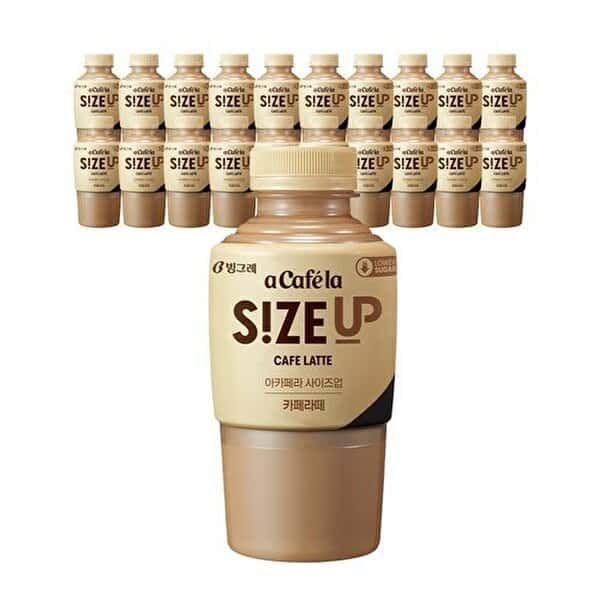 빙그레 빙그레 아카페라 사이즈업 350ml 20입 카페라떼 / 바닐라라떼