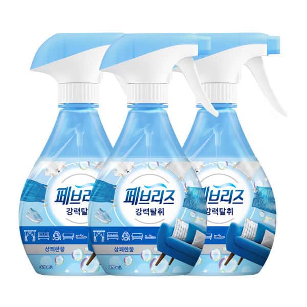 상품 01. 페브리즈 섬유탈취제 강력탈취 상쾌한 향 본품/370ml 3개