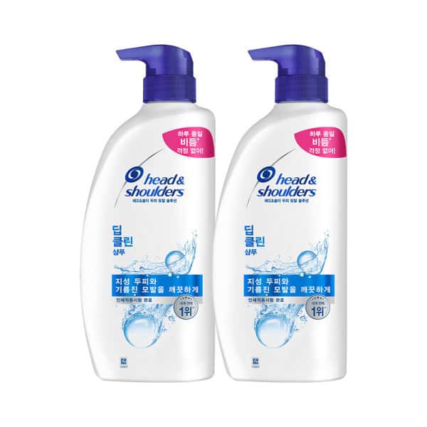 상품 01. 헤드앤숄더 딥클린 샴푸 850ml 2개