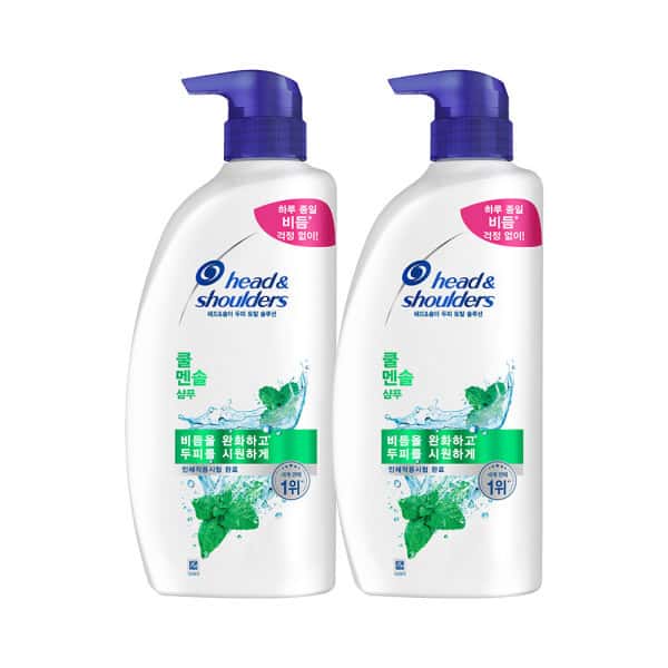 상품 01. 헤드앤숄더 쿨 멘솔 샴푸 850ml 2개