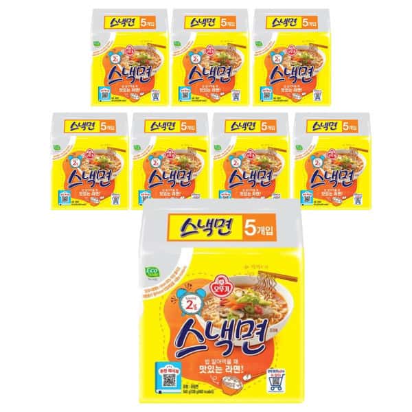 상품 01. 오뚜기 스낵면 멀티팩(5개입) x 8팩(총40개입)