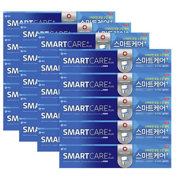 2080 스마트케어 플러스 치약 190g 10개 +10개