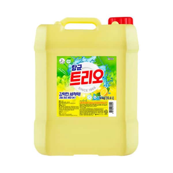 상품 01. 주방세제 항균 트리오 14kg (말통)