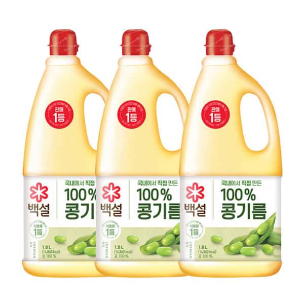 상품 01. 콩기름 1.8L x 3개