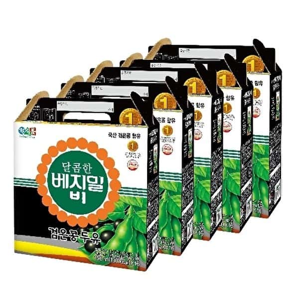 상품 01. 베지밀 달콤한 베지밀B 검은콩 두유 190ml x 80팩