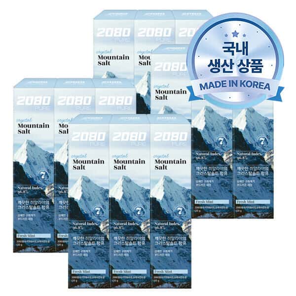 상품 01. 2080 퓨어 마운틴 크리스탈솔트 120g 12개