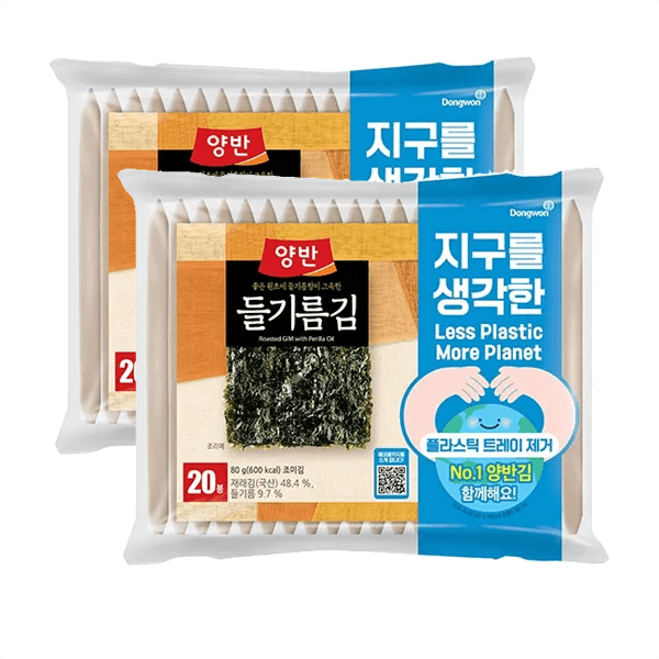상품 01. 들기름김식탁20P(8매) 에코패키지 2세트 총 40p