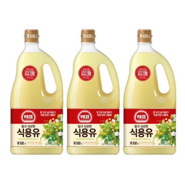 상품 01. 사조해표 식용유 1.8L x 3병