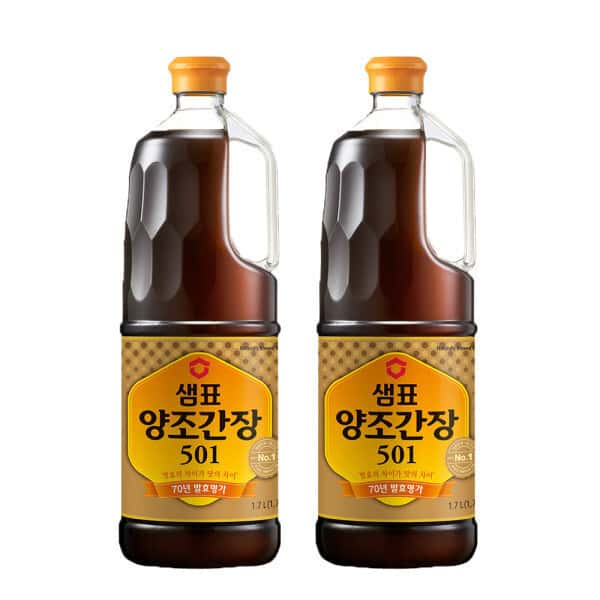 샘표 양조간장501 1.7L 2개
