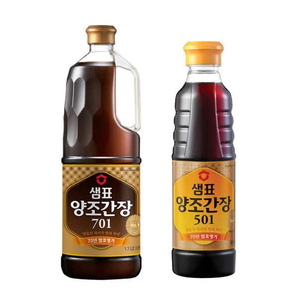 상품 01. 샘표 양조간장701 1.7L + 양조간장 501 500ml