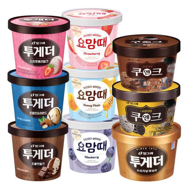 상품 01. 투게더 /요맘때 홈컵 9종 3+3개 골라담기/아몬드/초코/쿠앤크