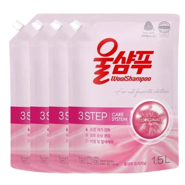 상품 01. 울샴푸 오리지널 1.5L 4개 (리필용)