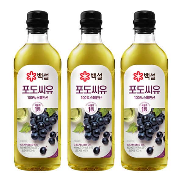상품 01. 백설 포도씨유 900ml 3개