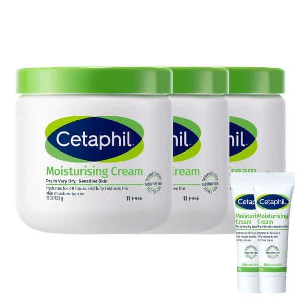 상품 01. 세타필 모이스춰라이징 크림 453g 3개 + 미니어쳐 크림 10g 2개