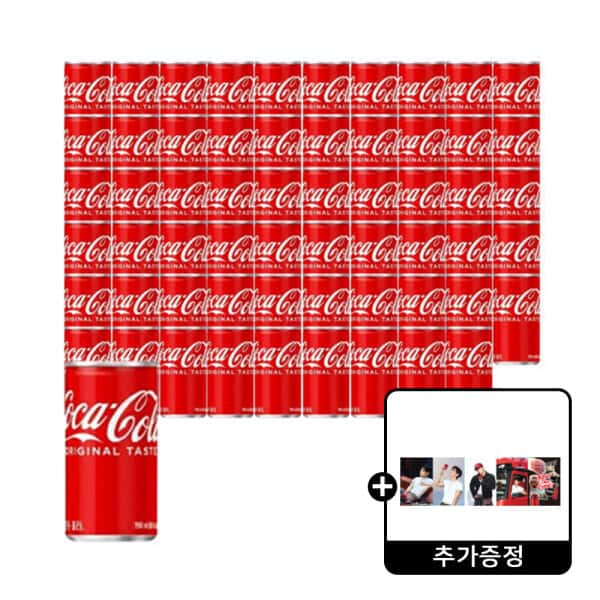 코카콜라 190ml x 60캔 +(증정) 코카콜라 뷔 아코디온북