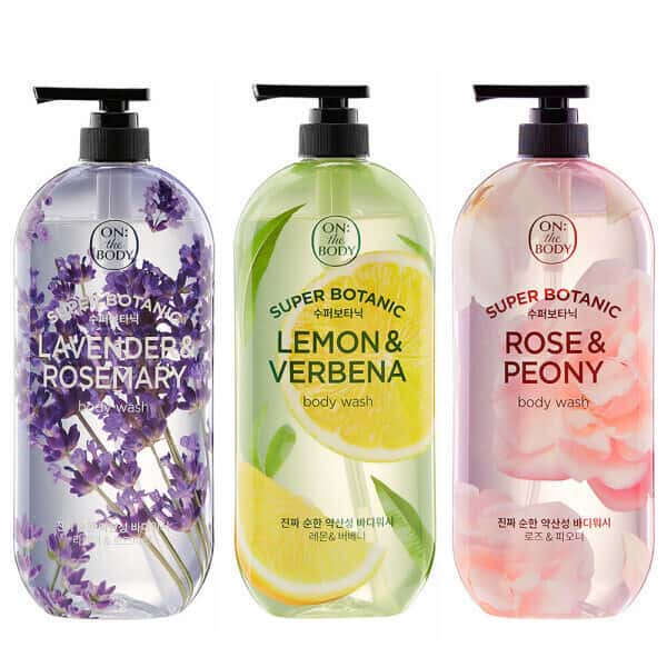상품 01. 온더바디 수퍼보타닉 바디워시 900g 3개 (레몬/라벤더/로즈)