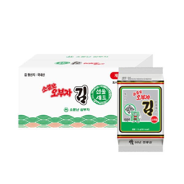 (신선집중) 소문난오부자 재래 도시락김5g 54봉