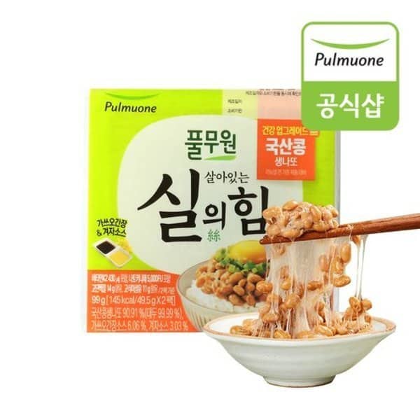 생산직송 풀무원 국산콩 생나또 24팩(2호세트)/살아있는 실의 힘