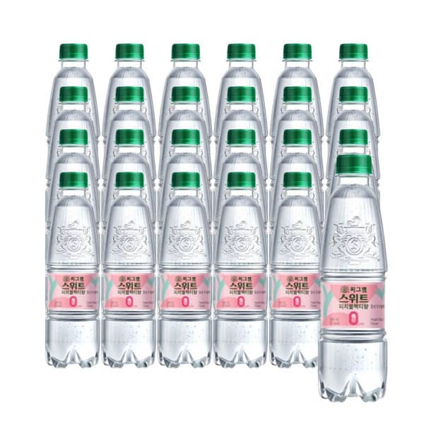 씨그램 스위트 피치블랙티향 350ml 24개 (1박스)
