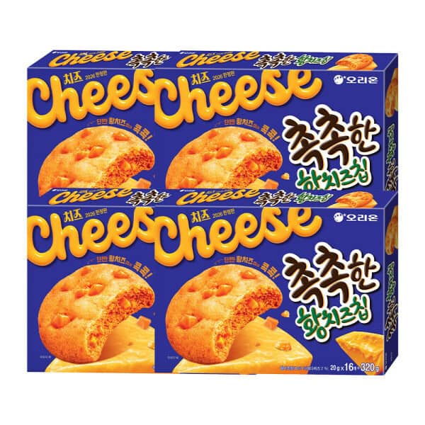 오리온 촉촉한 황치즈칩 16P 320g x 4개
