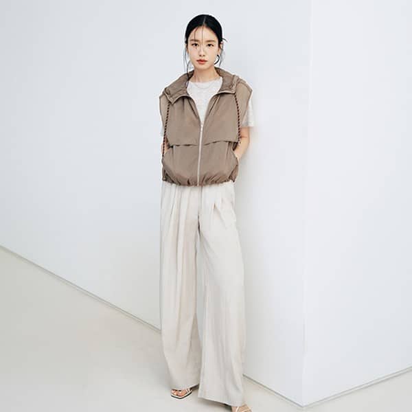 최초가79900원26SS 쿨드레이프 투턱 와이드팬츠 3종