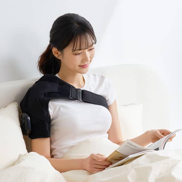 (10차완판템)힐로빔 근적외선 진동 어깨마사지기 숄더빔 LED 찜질 마사지기/ +추가구성(칼슘크림)/어깨케어