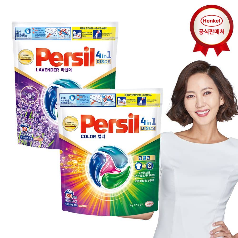 퍼실 디스크 캡슐세제 38입x2개 일반/드럼 겸용