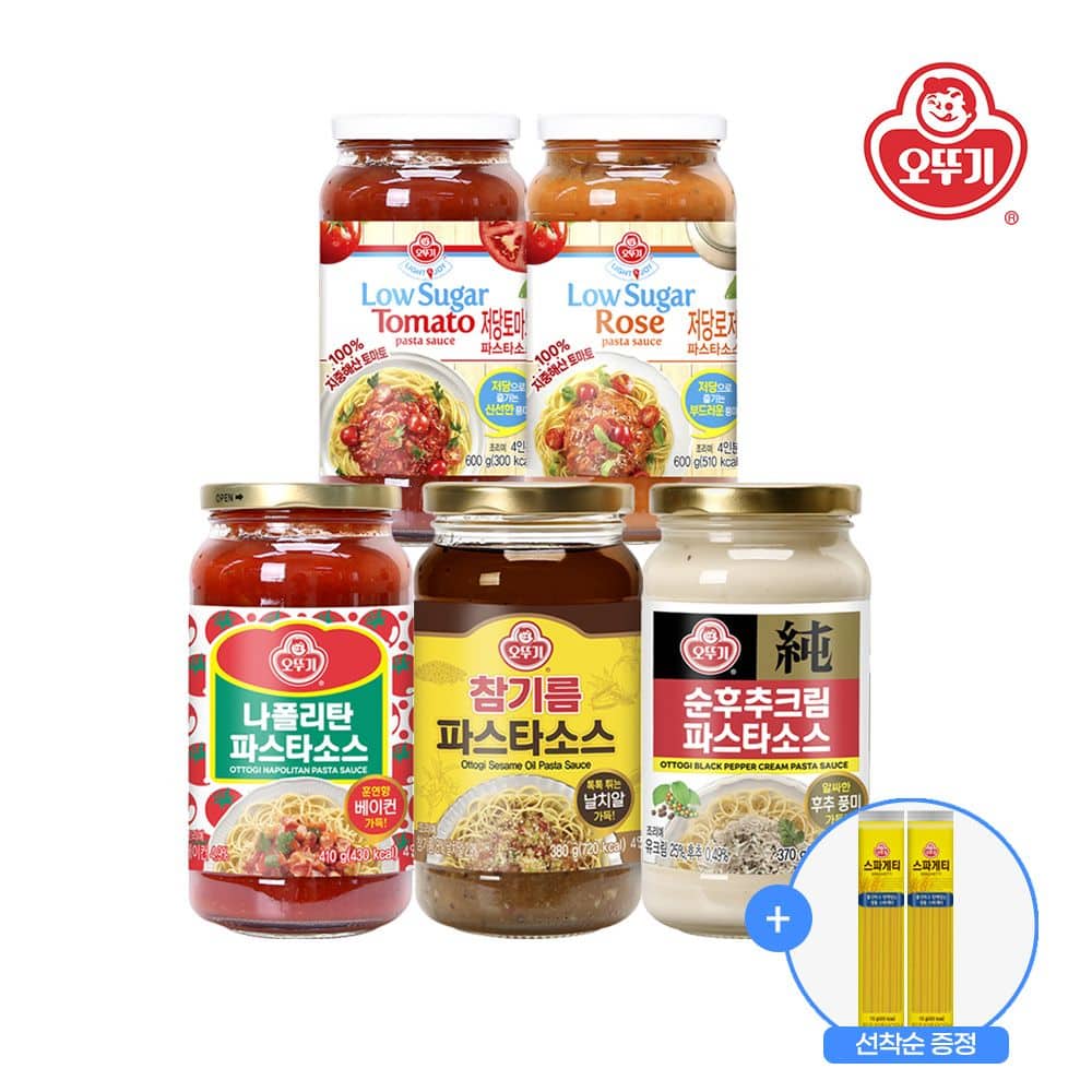 참기름 파스타소스 380g*3개 외 나폴리탄/순후추/저당 토마토/저당 로제 3개 골라담기